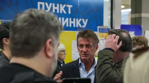 Шон Пенн у Кракові. Підписав угоду про допомогу біженцям