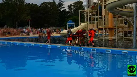Wypadek w basenie, 11-latek w szpitalu. "Zassało go pod wodę"