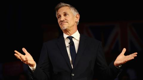 Gary Lineker jest gwiazdą telewizji