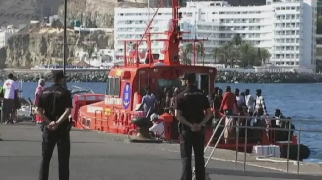 Imigranci uratowani z morza