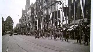 Rynek podczas święta sportu - 1938 rok