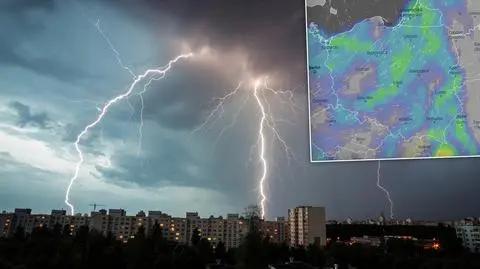Chłodne wiry niżowe. Weekend z gwałtownymi zjawiskami