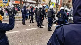 Marsz próbowali blokować Obywatele RP 