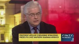Włodzimierz Cimoszewicz w "Faktach po Faktach" mówił m.in. o rocznicny katastrofy smoleńskiej