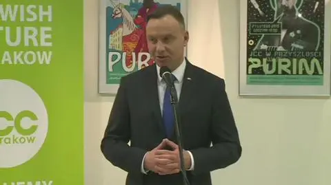 Spotkanie prezydenta ze społecznością żydowską w Krakowie