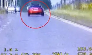 Kierowca miał na liczniku ponad 150 km/h