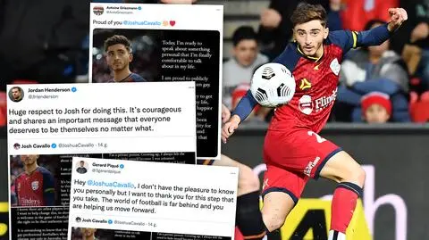 Wsparcie po coming oucie. Cały świat podziwia Josha Cavallo