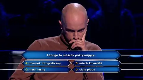 Pytanie w "Milionerach" o meszek lanugo