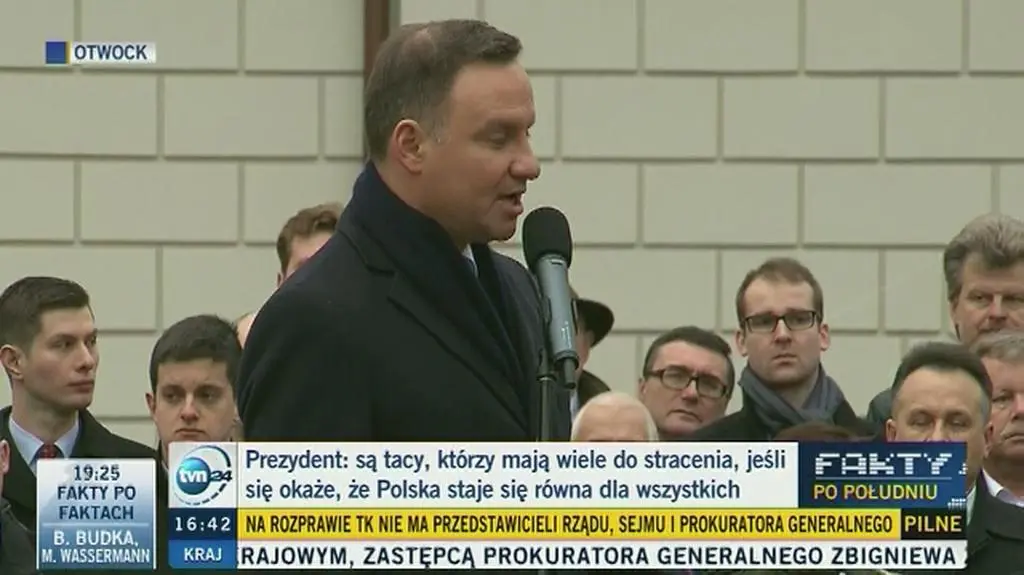 Duda: my jesteśmy ludźmi pierwszej kategorii