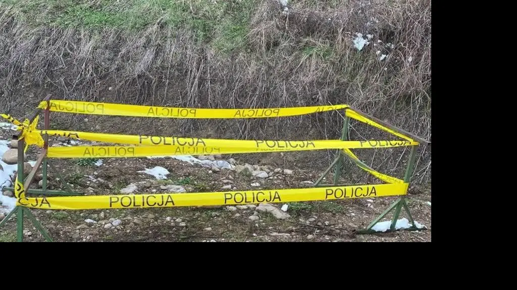 Niewybuch na działce w Harklowej