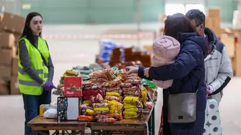 Станція допомоги біженцям у колишньому Tesco