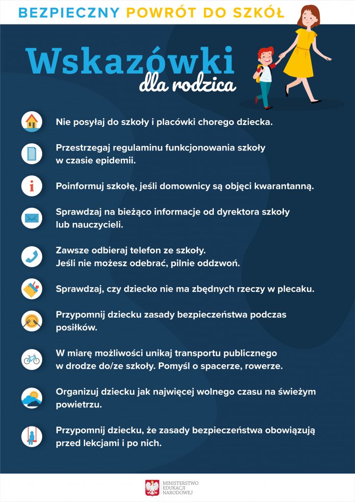 Wskazówki dla rodziców przed wysłaniem dzieci do szkół