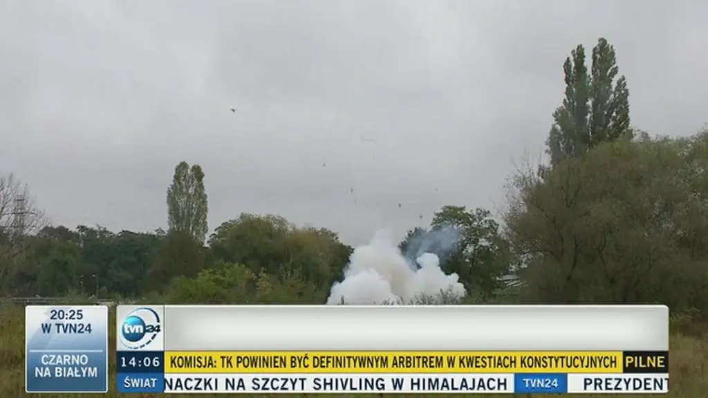 Tak wygląda autobus po wybuchu bomby