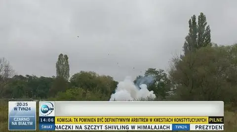 Tak wygląda autobus po wybuchu bomby