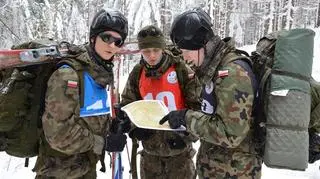 Jednym z zadań był bieg na orientację