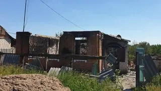 Zniszczenia w Iziumie  