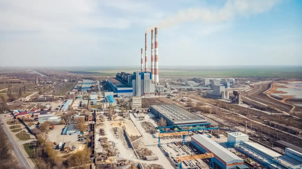 Elektrownia cieplna w Nowoczerkasku. Zdjęcie ilustracyjne 