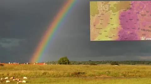 Do 35 stopni w cieniu i burze z porywami wiatru do 100 kilometrów na godzinę