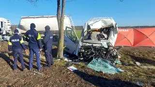 Tragiczny wypadek na DK 74
