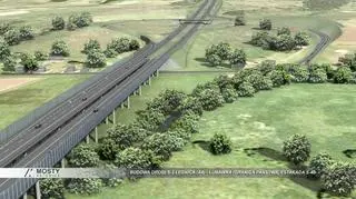 Estakada na trasie S3