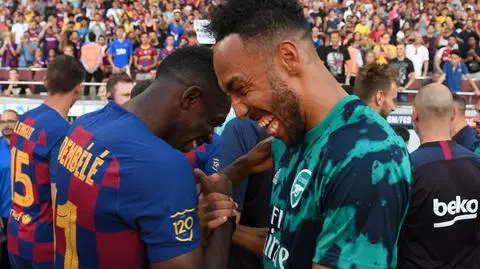 Aubameyang oficjalnie w Barcelonie. "Bardzo chcę już wybiec na boisko"