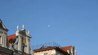 Rano ekipę TVN 24 powitał księżyc