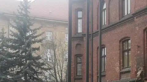 Zerwał się balkon 