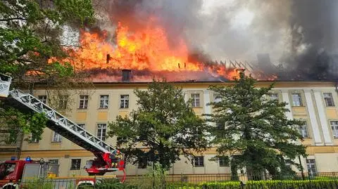 Pożar Akademii w Gorzowie. nowe fotki
