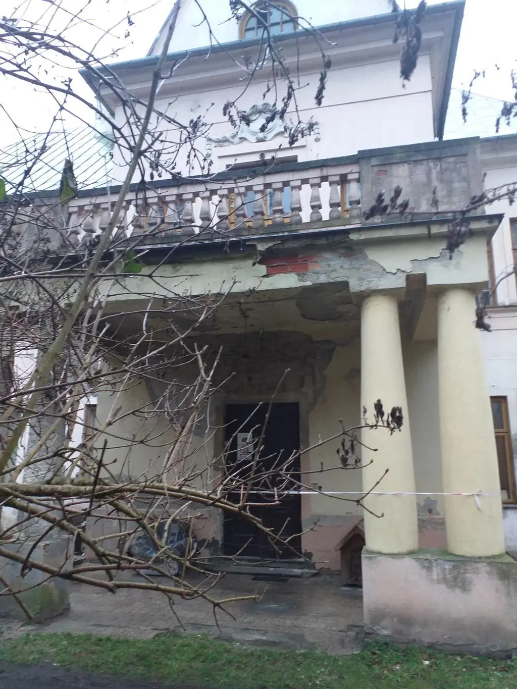 W pobliskim pałacu mieścił się szpital 