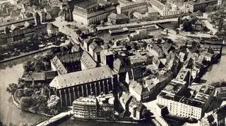 Piasek na przedwojennym zdjęciu lotniczym