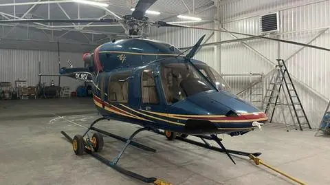 Helikopter należący do Wiktora Medwedczuka