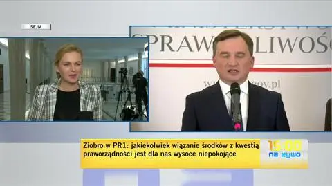 Nowacka i Schreiber o słowach Ziobry