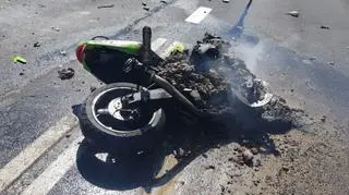 Adam Zagalski jechał motocyklem, zginął na miejscu