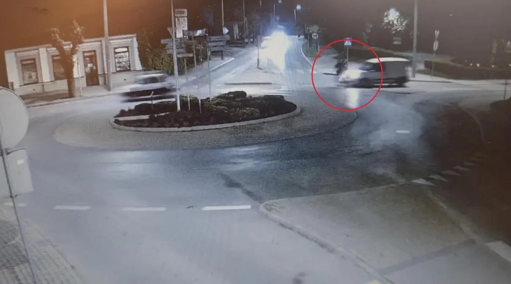 Kierowca auta nie ustąpił pierwszeństwa