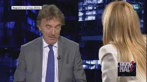 Zbigniew Boniek o transparencie na meczu Legii Warszawa z Piastem Gliwice