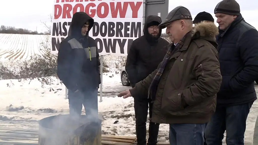 Blokowali przejazd 