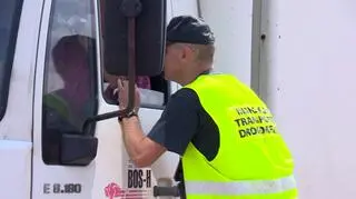 Sprawdzane są głównie ciężarówki transportowe