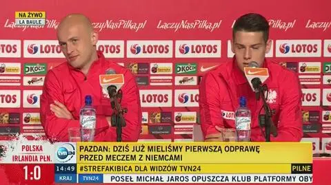 Snajper kadry przed meczem z Niemcami. "To dobrze, że się nas boją"