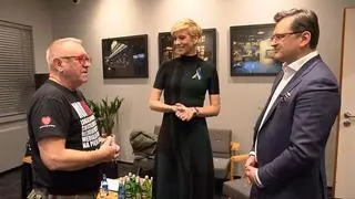 Jerzy Owsiak spotkał się z Dmytrem Kułebą