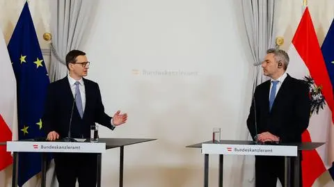 Mateusz Morawiecki i Karl Nehammer