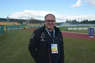Wójt Stężycy Tomasz Brzoskowski