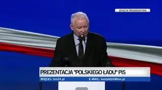 Jarosław Kaczyński prezentuje Polski Ład 