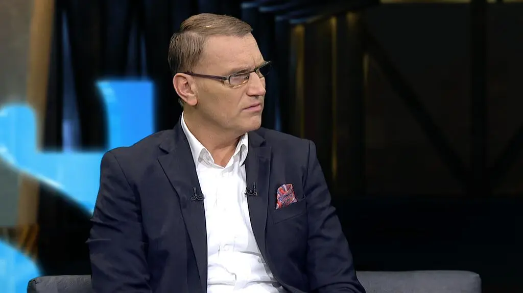Maciej Stachowiak w studiu Superwizjera
