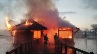 Pożar w zoo w Borysewie