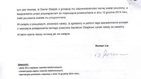 Płyty z nagraniami rozmów Daniela Obajtka nie ma w aktach sprawy w prokuraturze 