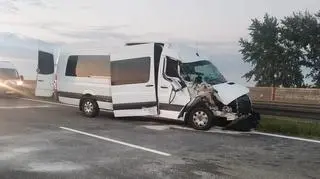 Wypadek na autostradzie A4
