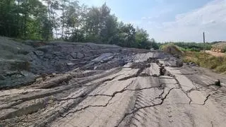 Ziemia zapadła się przy kopalni Dziewiątle w Świętokrzyskiem