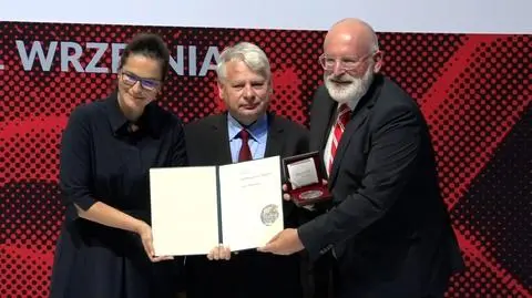 W Gdańsku rozdano Medale Wdzięczności. Nagrodzony między innymi wiceprzewodniczący KE Frans Timmermans