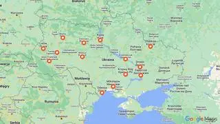 Ataki rakietowe na Ukrainę
