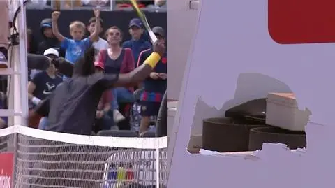 Furia szwedzkiego tenisisty w Lyonie. Rakieta rozleciała się w drobny mak